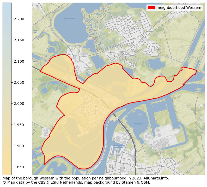 Map of the borough Wessem with the population per neighbourhood in 2023. This page shows a lot of information about residents (such as the distribution by age groups, family composition, gender, native or Dutch with an immigration background, ...), homes (numbers, types, price development, use, type of property, ...) and more (car ownership, energy consumption, ...) based on open data from the Dutch Central Bureau of Statistics and various other sources!