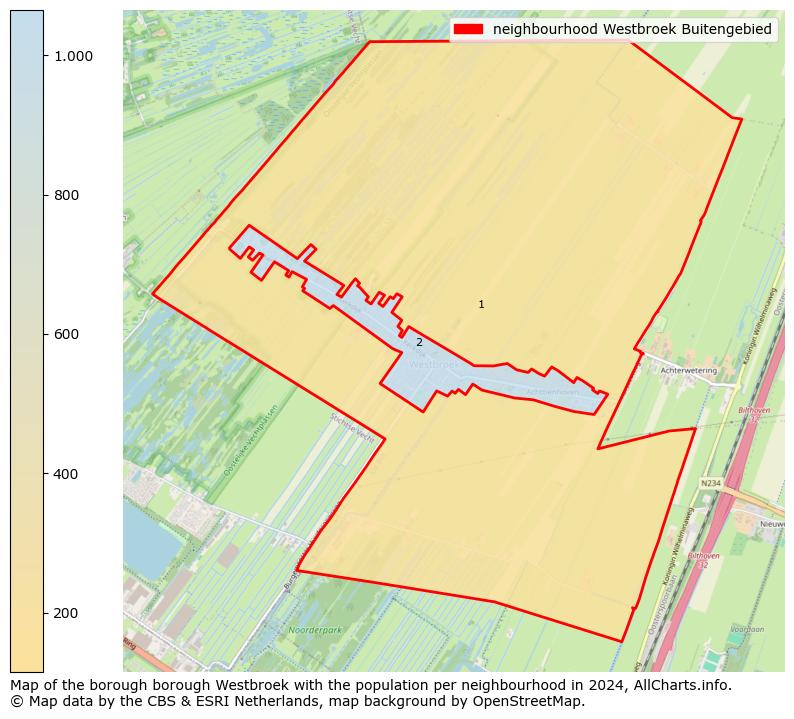 Image of the neighbourhood Westbroek Buitengebied at the map. This image is used as introduction to this page. This page shows a lot of information about the population in the neighbourhood Westbroek Buitengebied (such as the distribution by age groups of the residents, the composition of households, whether inhabitants are natives or Dutch with an immigration background, data about the houses (numbers, types, price development, use, type of property, ...) and more (car ownership, energy consumption, ...) based on open data from the Dutch Central Bureau of Statistics and various other sources!