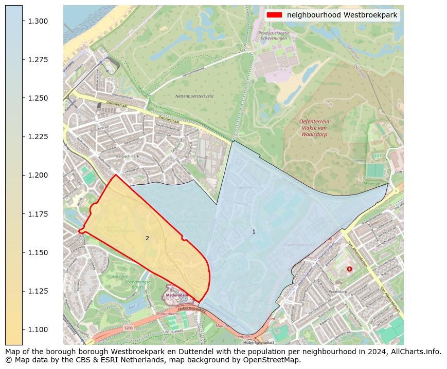 Image of the neighbourhood Westbroekpark at the map. This image is used as introduction to this page. This page shows a lot of information about the population in the neighbourhood Westbroekpark (such as the distribution by age groups of the residents, the composition of households, whether inhabitants are natives or Dutch with an immigration background, data about the houses (numbers, types, price development, use, type of property, ...) and more (car ownership, energy consumption, ...) based on open data from the Dutch Central Bureau of Statistics and various other sources!