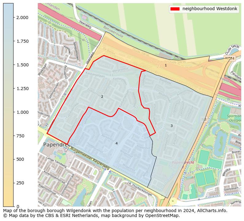 Image of the neighbourhood Westdonk at the map. This image is used as introduction to this page. This page shows a lot of information about the population in the neighbourhood Westdonk (such as the distribution by age groups of the residents, the composition of households, whether inhabitants are natives or Dutch with an immigration background, data about the houses (numbers, types, price development, use, type of property, ...) and more (car ownership, energy consumption, ...) based on open data from the Dutch Central Bureau of Statistics and various other sources!