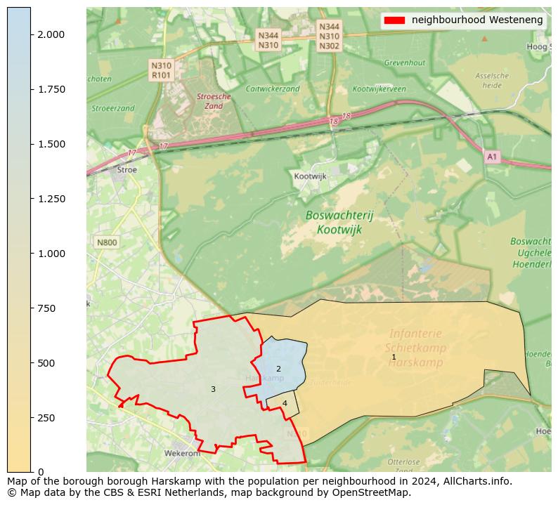 Image of the neighbourhood Westeneng at the map. This image is used as introduction to this page. This page shows a lot of information about the population in the neighbourhood Westeneng (such as the distribution by age groups of the residents, the composition of households, whether inhabitants are natives or Dutch with an immigration background, data about the houses (numbers, types, price development, use, type of property, ...) and more (car ownership, energy consumption, ...) based on open data from the Dutch Central Bureau of Statistics and various other sources!