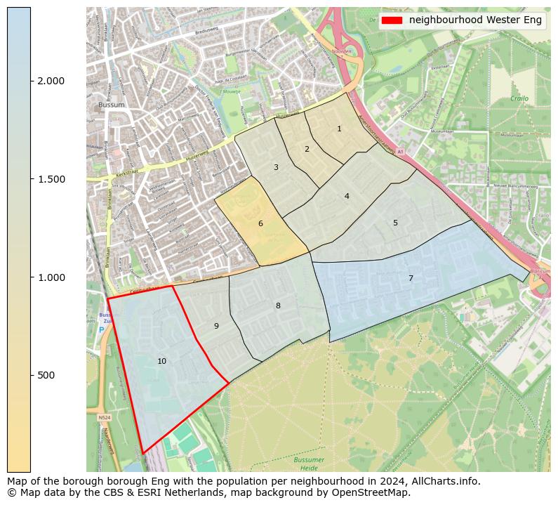 Image of the neighbourhood Wester Eng at the map. This image is used as introduction to this page. This page shows a lot of information about the population in the neighbourhood Wester Eng (such as the distribution by age groups of the residents, the composition of households, whether inhabitants are natives or Dutch with an immigration background, data about the houses (numbers, types, price development, use, type of property, ...) and more (car ownership, energy consumption, ...) based on open data from the Dutch Central Bureau of Statistics and various other sources!