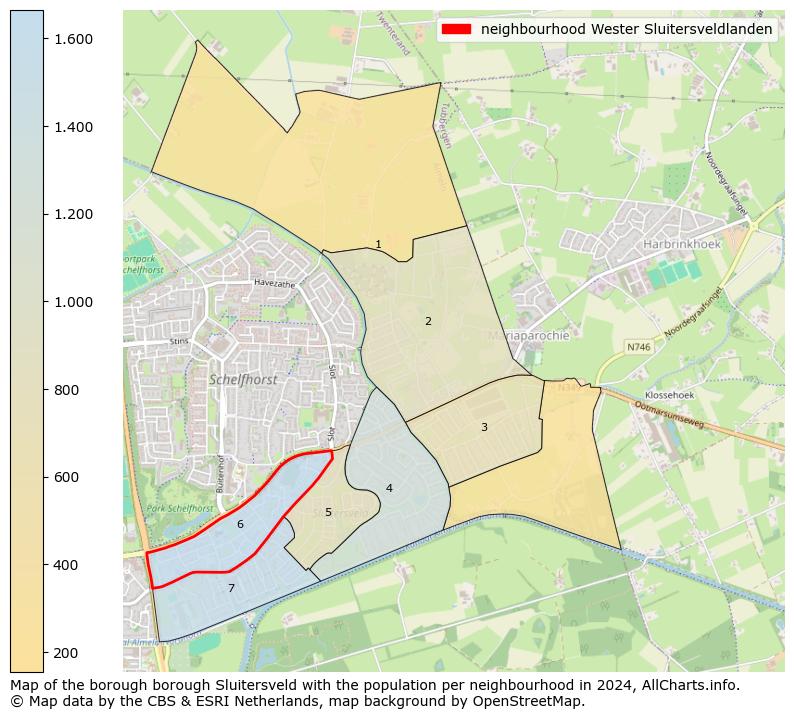 Image of the neighbourhood Wester Sluitersveldlanden at the map. This image is used as introduction to this page. This page shows a lot of information about the population in the neighbourhood Wester Sluitersveldlanden (such as the distribution by age groups of the residents, the composition of households, whether inhabitants are natives or Dutch with an immigration background, data about the houses (numbers, types, price development, use, type of property, ...) and more (car ownership, energy consumption, ...) based on open data from the Dutch Central Bureau of Statistics and various other sources!