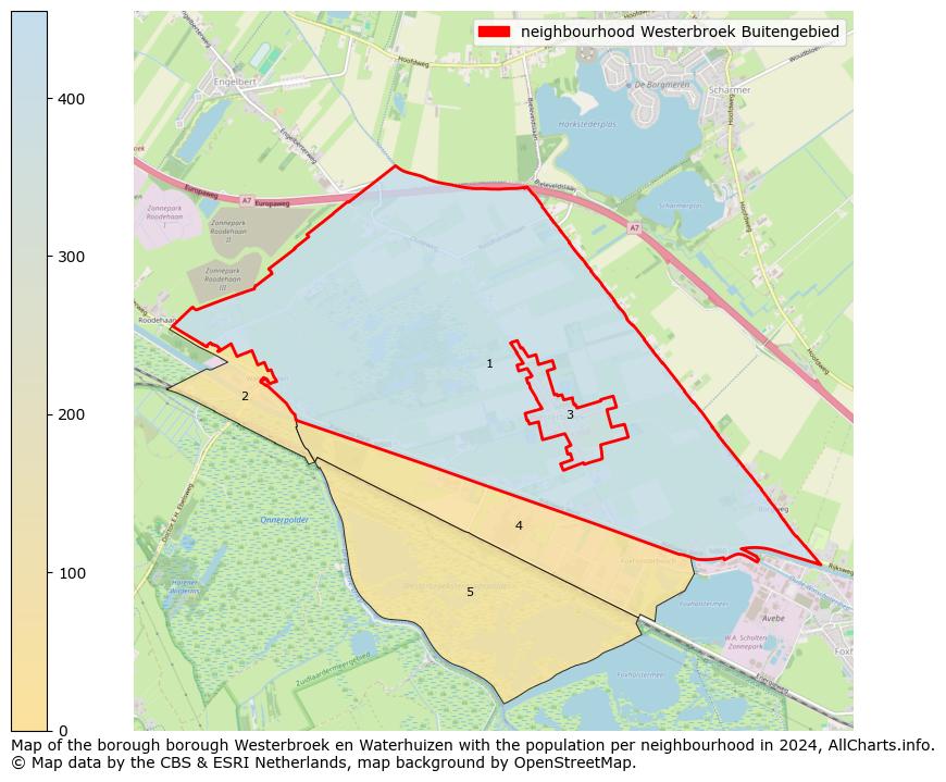 Image of the neighbourhood Westerbroek Buitengebied at the map. This image is used as introduction to this page. This page shows a lot of information about the population in the neighbourhood Westerbroek Buitengebied (such as the distribution by age groups of the residents, the composition of households, whether inhabitants are natives or Dutch with an immigration background, data about the houses (numbers, types, price development, use, type of property, ...) and more (car ownership, energy consumption, ...) based on open data from the Dutch Central Bureau of Statistics and various other sources!