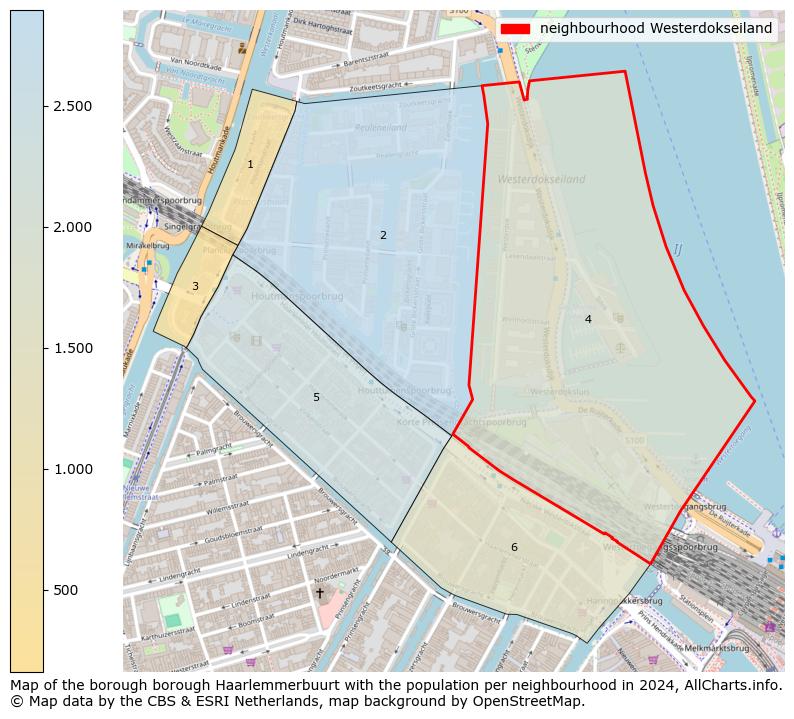 Image of the neighbourhood Westerdokseiland at the map. This image is used as introduction to this page. This page shows a lot of information about the population in the neighbourhood Westerdokseiland (such as the distribution by age groups of the residents, the composition of households, whether inhabitants are natives or Dutch with an immigration background, data about the houses (numbers, types, price development, use, type of property, ...) and more (car ownership, energy consumption, ...) based on open data from the Dutch Central Bureau of Statistics and various other sources!