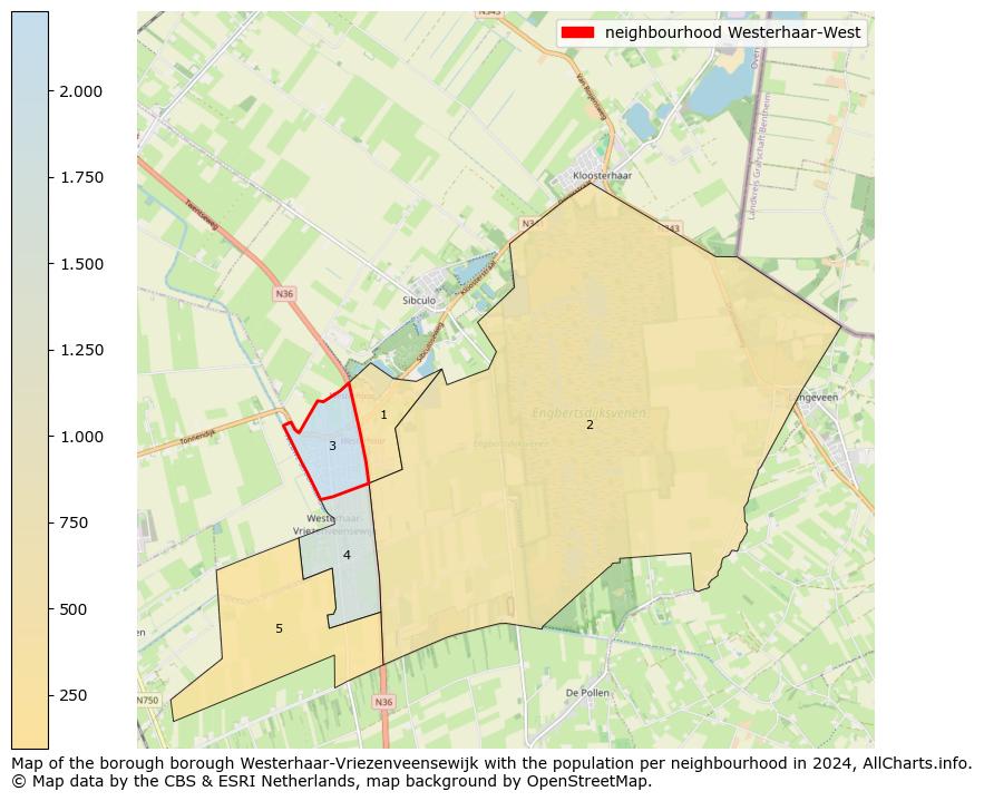 Image of the neighbourhood Westerhaar-West at the map. This image is used as introduction to this page. This page shows a lot of information about the population in the neighbourhood Westerhaar-West (such as the distribution by age groups of the residents, the composition of households, whether inhabitants are natives or Dutch with an immigration background, data about the houses (numbers, types, price development, use, type of property, ...) and more (car ownership, energy consumption, ...) based on open data from the Dutch Central Bureau of Statistics and various other sources!