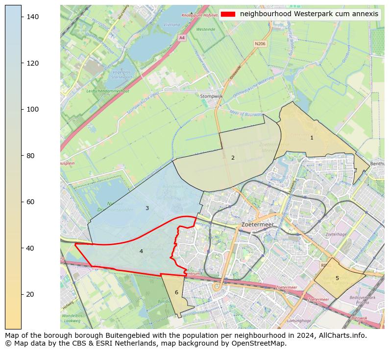 Image of the neighbourhood Westerpark cum annexis at the map. This image is used as introduction to this page. This page shows a lot of information about the population in the neighbourhood Westerpark cum annexis (such as the distribution by age groups of the residents, the composition of households, whether inhabitants are natives or Dutch with an immigration background, data about the houses (numbers, types, price development, use, type of property, ...) and more (car ownership, energy consumption, ...) based on open data from the Dutch Central Bureau of Statistics and various other sources!