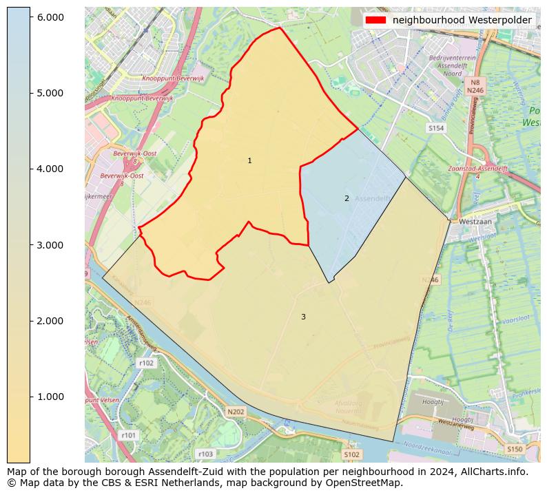 Image of the neighbourhood Westerpolder at the map. This image is used as introduction to this page. This page shows a lot of information about the population in the neighbourhood Westerpolder (such as the distribution by age groups of the residents, the composition of households, whether inhabitants are natives or Dutch with an immigration background, data about the houses (numbers, types, price development, use, type of property, ...) and more (car ownership, energy consumption, ...) based on open data from the Dutch Central Bureau of Statistics and various other sources!