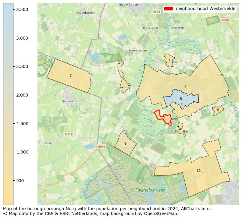 Image of the neighbourhood Westervelde at the map. This image is used as introduction to this page. This page shows a lot of information about the population in the neighbourhood Westervelde (such as the distribution by age groups of the residents, the composition of households, whether inhabitants are natives or Dutch with an immigration background, data about the houses (numbers, types, price development, use, type of property, ...) and more (car ownership, energy consumption, ...) based on open data from the Dutch Central Bureau of Statistics and various other sources!