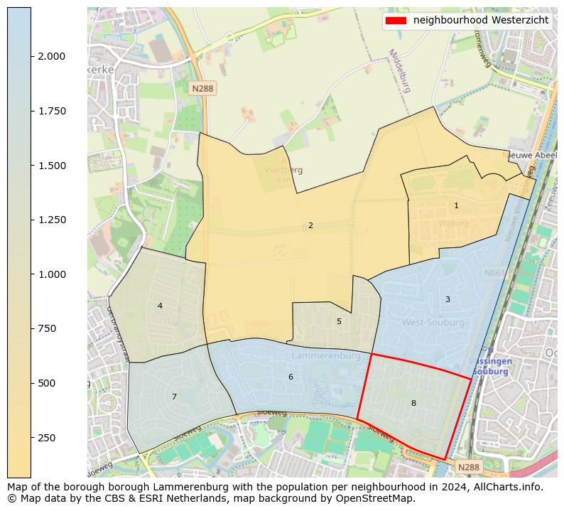 Image of the neighbourhood Westerzicht at the map. This image is used as introduction to this page. This page shows a lot of information about the population in the neighbourhood Westerzicht (such as the distribution by age groups of the residents, the composition of households, whether inhabitants are natives or Dutch with an immigration background, data about the houses (numbers, types, price development, use, type of property, ...) and more (car ownership, energy consumption, ...) based on open data from the Dutch Central Bureau of Statistics and various other sources!