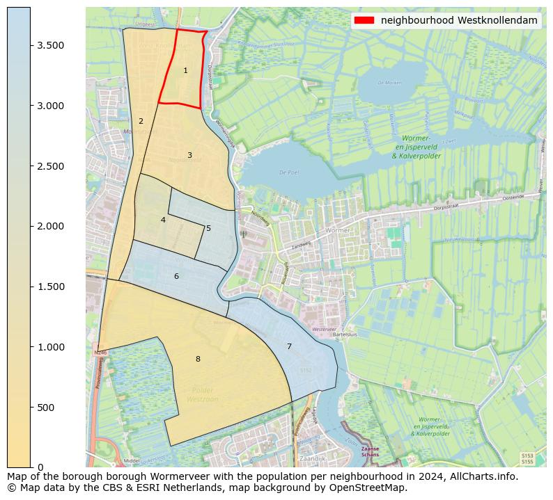 Image of the neighbourhood Westknollendam at the map. This image is used as introduction to this page. This page shows a lot of information about the population in the neighbourhood Westknollendam (such as the distribution by age groups of the residents, the composition of households, whether inhabitants are natives or Dutch with an immigration background, data about the houses (numbers, types, price development, use, type of property, ...) and more (car ownership, energy consumption, ...) based on open data from the Dutch Central Bureau of Statistics and various other sources!