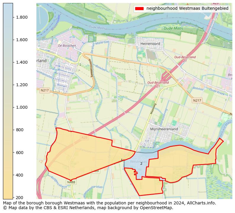 Image of the neighbourhood Westmaas Buitengebied at the map. This image is used as introduction to this page. This page shows a lot of information about the population in the neighbourhood Westmaas Buitengebied (such as the distribution by age groups of the residents, the composition of households, whether inhabitants are natives or Dutch with an immigration background, data about the houses (numbers, types, price development, use, type of property, ...) and more (car ownership, energy consumption, ...) based on open data from the Dutch Central Bureau of Statistics and various other sources!