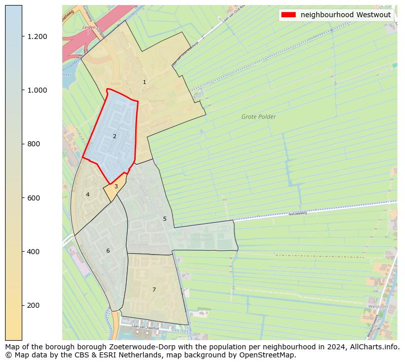 Image of the neighbourhood Westwout at the map. This image is used as introduction to this page. This page shows a lot of information about the population in the neighbourhood Westwout (such as the distribution by age groups of the residents, the composition of households, whether inhabitants are natives or Dutch with an immigration background, data about the houses (numbers, types, price development, use, type of property, ...) and more (car ownership, energy consumption, ...) based on open data from the Dutch Central Bureau of Statistics and various other sources!