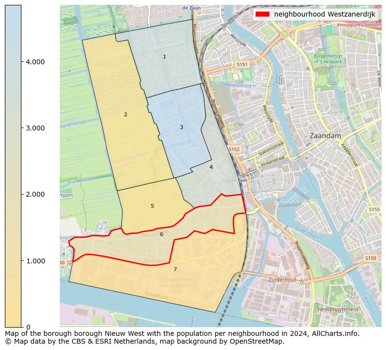 Image of the neighbourhood Westzanerdijk at the map. This image is used as introduction to this page. This page shows a lot of information about the population in the neighbourhood Westzanerdijk (such as the distribution by age groups of the residents, the composition of households, whether inhabitants are natives or Dutch with an immigration background, data about the houses (numbers, types, price development, use, type of property, ...) and more (car ownership, energy consumption, ...) based on open data from the Dutch Central Bureau of Statistics and various other sources!