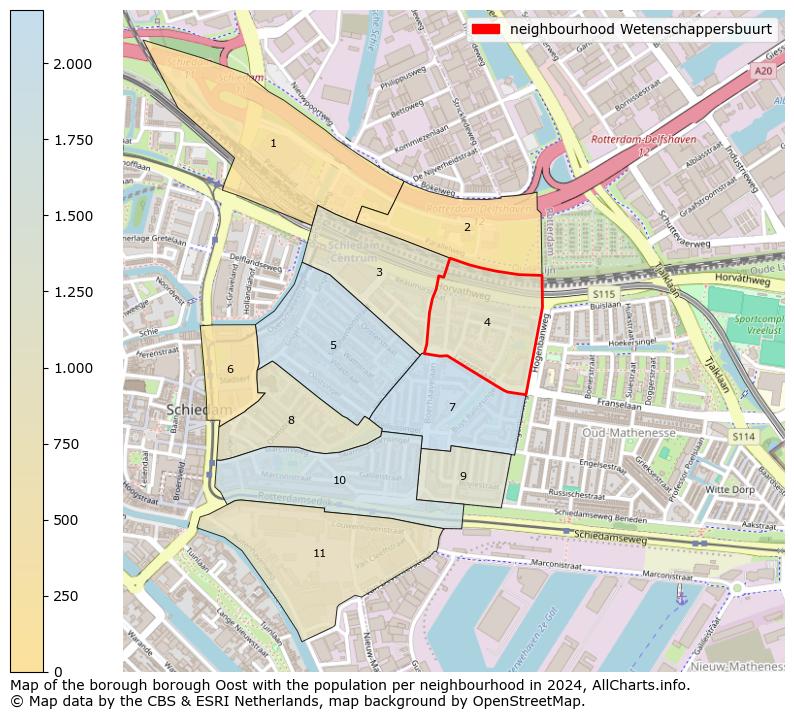 Image of the neighbourhood Wetenschappersbuurt at the map. This image is used as introduction to this page. This page shows a lot of information about the population in the neighbourhood Wetenschappersbuurt (such as the distribution by age groups of the residents, the composition of households, whether inhabitants are natives or Dutch with an immigration background, data about the houses (numbers, types, price development, use, type of property, ...) and more (car ownership, energy consumption, ...) based on open data from the Dutch Central Bureau of Statistics and various other sources!