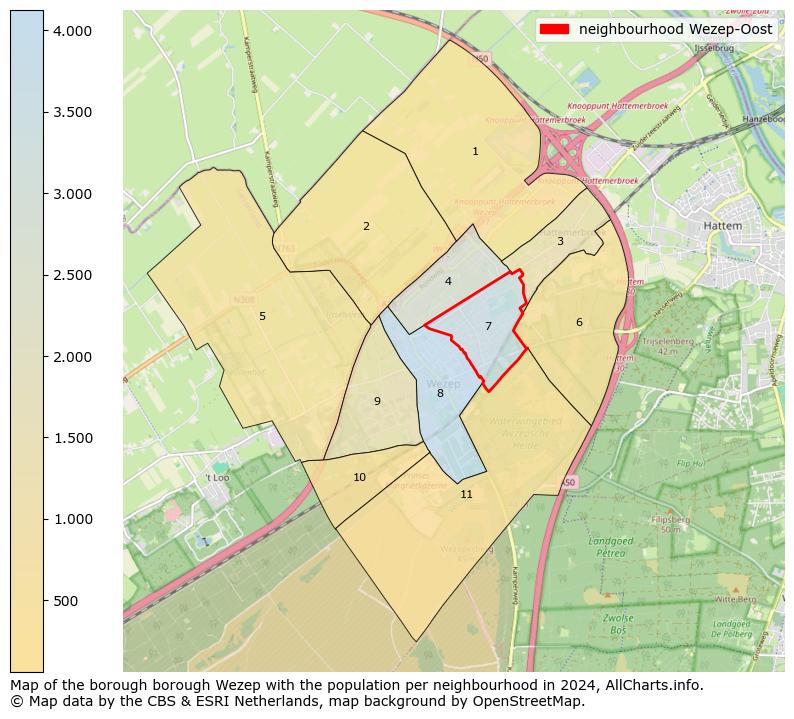 Image of the neighbourhood Wezep-Oost at the map. This image is used as introduction to this page. This page shows a lot of information about the population in the neighbourhood Wezep-Oost (such as the distribution by age groups of the residents, the composition of households, whether inhabitants are natives or Dutch with an immigration background, data about the houses (numbers, types, price development, use, type of property, ...) and more (car ownership, energy consumption, ...) based on open data from the Dutch Central Bureau of Statistics and various other sources!