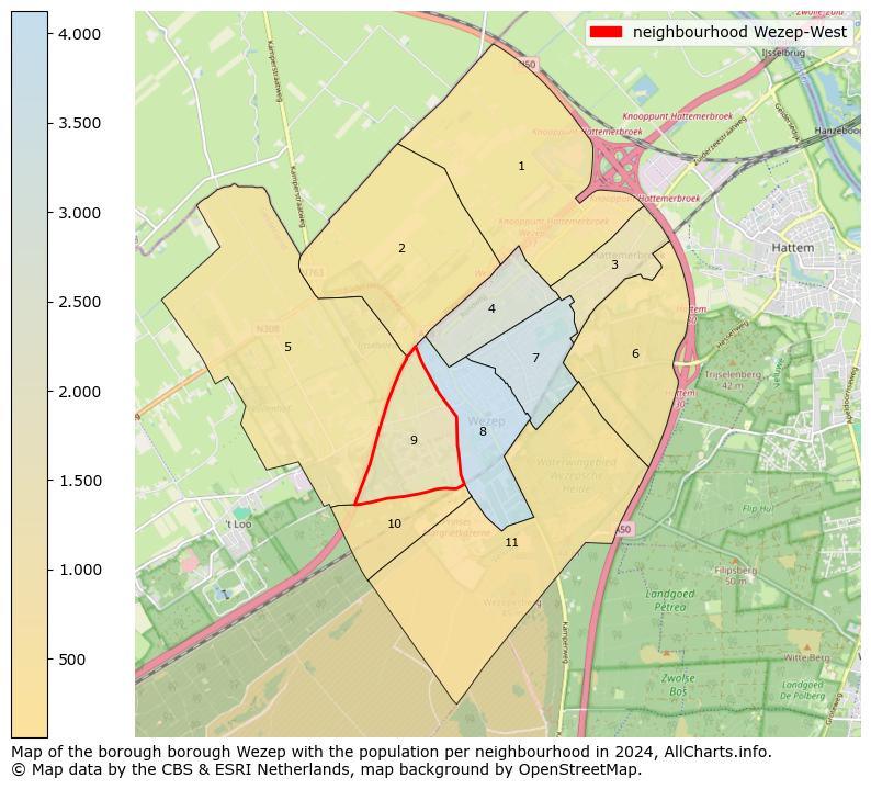 Image of the neighbourhood Wezep-West at the map. This image is used as introduction to this page. This page shows a lot of information about the population in the neighbourhood Wezep-West (such as the distribution by age groups of the residents, the composition of households, whether inhabitants are natives or Dutch with an immigration background, data about the houses (numbers, types, price development, use, type of property, ...) and more (car ownership, energy consumption, ...) based on open data from the Dutch Central Bureau of Statistics and various other sources!