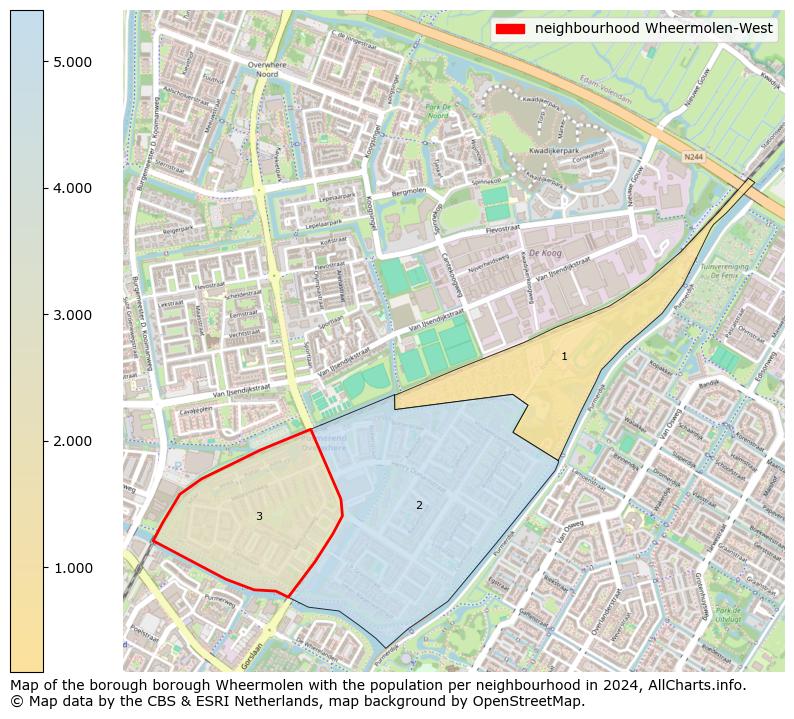 Image of the neighbourhood Wheermolen-West at the map. This image is used as introduction to this page. This page shows a lot of information about the population in the neighbourhood Wheermolen-West (such as the distribution by age groups of the residents, the composition of households, whether inhabitants are natives or Dutch with an immigration background, data about the houses (numbers, types, price development, use, type of property, ...) and more (car ownership, energy consumption, ...) based on open data from the Dutch Central Bureau of Statistics and various other sources!