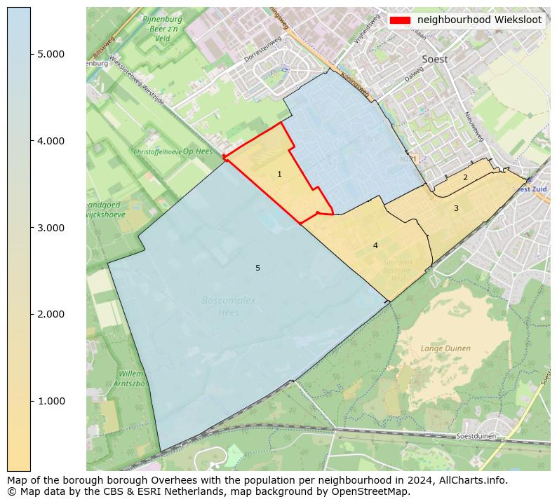 Image of the neighbourhood Wieksloot at the map. This image is used as introduction to this page. This page shows a lot of information about the population in the neighbourhood Wieksloot (such as the distribution by age groups of the residents, the composition of households, whether inhabitants are natives or Dutch with an immigration background, data about the houses (numbers, types, price development, use, type of property, ...) and more (car ownership, energy consumption, ...) based on open data from the Dutch Central Bureau of Statistics and various other sources!