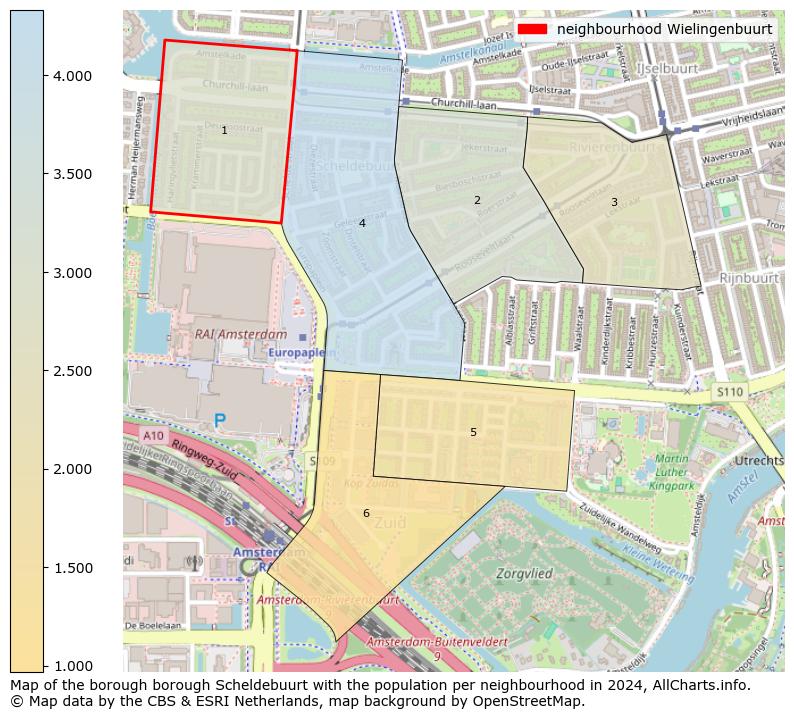 Image of the neighbourhood Wielingenbuurt at the map. This image is used as introduction to this page. This page shows a lot of information about the population in the neighbourhood Wielingenbuurt (such as the distribution by age groups of the residents, the composition of households, whether inhabitants are natives or Dutch with an immigration background, data about the houses (numbers, types, price development, use, type of property, ...) and more (car ownership, energy consumption, ...) based on open data from the Dutch Central Bureau of Statistics and various other sources!