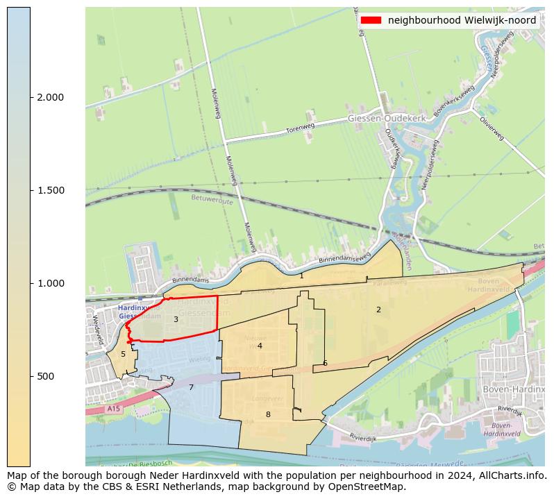 Image of the neighbourhood Wielwijk-noord at the map. This image is used as introduction to this page. This page shows a lot of information about the population in the neighbourhood Wielwijk-noord (such as the distribution by age groups of the residents, the composition of households, whether inhabitants are natives or Dutch with an immigration background, data about the houses (numbers, types, price development, use, type of property, ...) and more (car ownership, energy consumption, ...) based on open data from the Dutch Central Bureau of Statistics and various other sources!