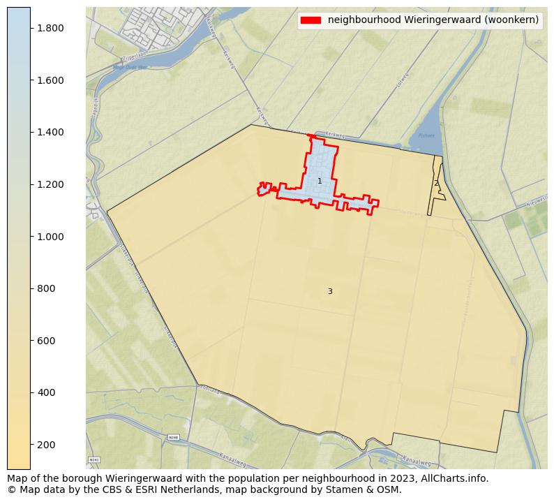 Map of the borough Wieringerwaard with the population per neighbourhood in 2023. This page shows a lot of information about residents (such as the distribution by age groups, family composition, gender, native or Dutch with an immigration background, ...), homes (numbers, types, price development, use, type of property, ...) and more (car ownership, energy consumption, ...) based on open data from the Dutch Central Bureau of Statistics and various other sources!