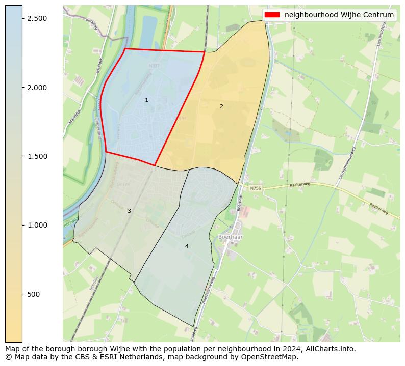 Image of the neighbourhood Wijhe Centrum at the map. This image is used as introduction to this page. This page shows a lot of information about the population in the neighbourhood Wijhe Centrum (such as the distribution by age groups of the residents, the composition of households, whether inhabitants are natives or Dutch with an immigration background, data about the houses (numbers, types, price development, use, type of property, ...) and more (car ownership, energy consumption, ...) based on open data from the Dutch Central Bureau of Statistics and various other sources!