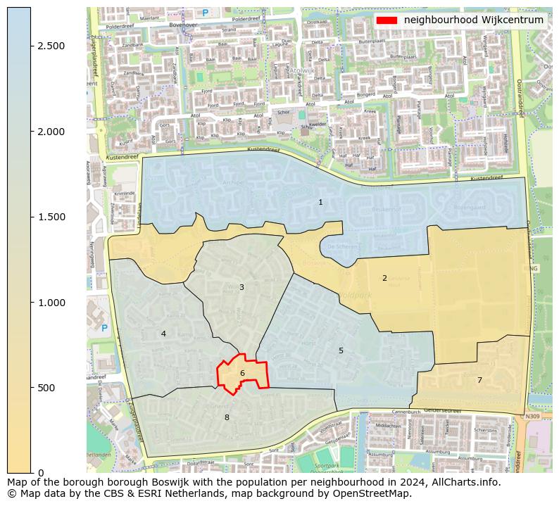 Image of the neighbourhood Wijkcentrum at the map. This image is used as introduction to this page. This page shows a lot of information about the population in the neighbourhood Wijkcentrum (such as the distribution by age groups of the residents, the composition of households, whether inhabitants are natives or Dutch with an immigration background, data about the houses (numbers, types, price development, use, type of property, ...) and more (car ownership, energy consumption, ...) based on open data from the Dutch Central Bureau of Statistics and various other sources!