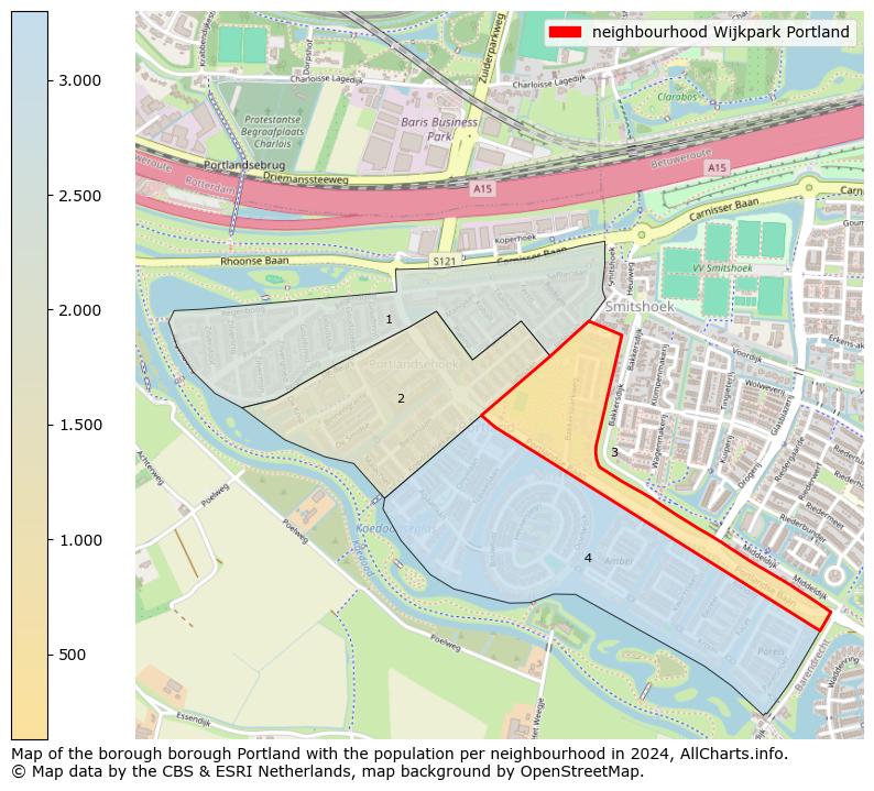 Image of the neighbourhood Wijkpark Portland at the map. This image is used as introduction to this page. This page shows a lot of information about the population in the neighbourhood Wijkpark Portland (such as the distribution by age groups of the residents, the composition of households, whether inhabitants are natives or Dutch with an immigration background, data about the houses (numbers, types, price development, use, type of property, ...) and more (car ownership, energy consumption, ...) based on open data from the Dutch Central Bureau of Statistics and various other sources!