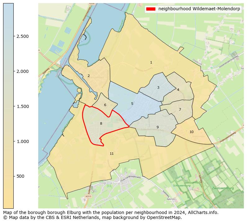 Image of the neighbourhood Wildemaet-Molendorp at the map. This image is used as introduction to this page. This page shows a lot of information about the population in the neighbourhood Wildemaet-Molendorp (such as the distribution by age groups of the residents, the composition of households, whether inhabitants are natives or Dutch with an immigration background, data about the houses (numbers, types, price development, use, type of property, ...) and more (car ownership, energy consumption, ...) based on open data from the Dutch Central Bureau of Statistics and various other sources!