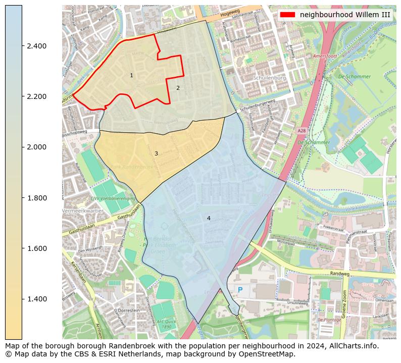 Image of the neighbourhood Willem III at the map. This image is used as introduction to this page. This page shows a lot of information about the population in the neighbourhood Willem III (such as the distribution by age groups of the residents, the composition of households, whether inhabitants are natives or Dutch with an immigration background, data about the houses (numbers, types, price development, use, type of property, ...) and more (car ownership, energy consumption, ...) based on open data from the Dutch Central Bureau of Statistics and various other sources!