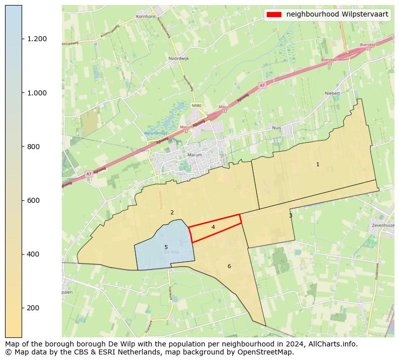 Image of the neighbourhood Wilpstervaart at the map. This image is used as introduction to this page. This page shows a lot of information about the population in the neighbourhood Wilpstervaart (such as the distribution by age groups of the residents, the composition of households, whether inhabitants are natives or Dutch with an immigration background, data about the houses (numbers, types, price development, use, type of property, ...) and more (car ownership, energy consumption, ...) based on open data from the Dutch Central Bureau of Statistics and various other sources!