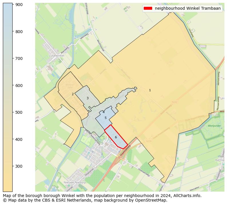 Image of the neighbourhood Winkel Trambaan at the map. This image is used as introduction to this page. This page shows a lot of information about the population in the neighbourhood Winkel Trambaan (such as the distribution by age groups of the residents, the composition of households, whether inhabitants are natives or Dutch with an immigration background, data about the houses (numbers, types, price development, use, type of property, ...) and more (car ownership, energy consumption, ...) based on open data from the Dutch Central Bureau of Statistics and various other sources!