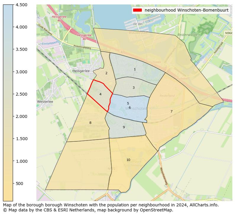 Image of the neighbourhood Winschoten-Bomenbuurt at the map. This image is used as introduction to this page. This page shows a lot of information about the population in the neighbourhood Winschoten-Bomenbuurt (such as the distribution by age groups of the residents, the composition of households, whether inhabitants are natives or Dutch with an immigration background, data about the houses (numbers, types, price development, use, type of property, ...) and more (car ownership, energy consumption, ...) based on open data from the Dutch Central Bureau of Statistics and various other sources!