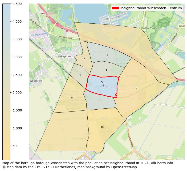 Image of the neighbourhood Winschoten-Centrum at the map. This image is used as introduction to this page. This page shows a lot of information about the population in the neighbourhood Winschoten-Centrum (such as the distribution by age groups of the residents, the composition of households, whether inhabitants are natives or Dutch with an immigration background, data about the houses (numbers, types, price development, use, type of property, ...) and more (car ownership, energy consumption, ...) based on open data from the Dutch Central Bureau of Statistics and various other sources!