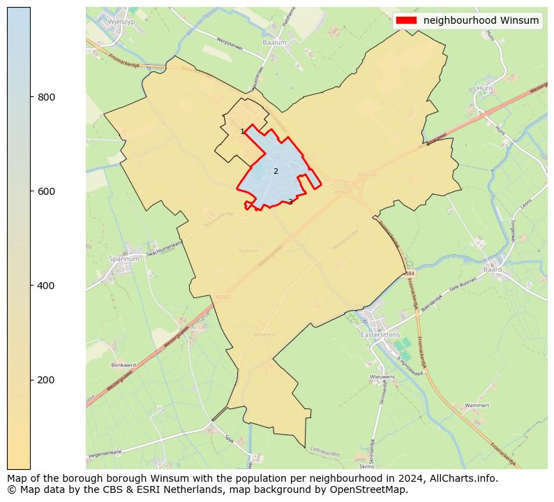 Image of the neighbourhood Winsum at the map. This image is used as introduction to this page. This page shows a lot of information about the population in the neighbourhood Winsum (such as the distribution by age groups of the residents, the composition of households, whether inhabitants are natives or Dutch with an immigration background, data about the houses (numbers, types, price development, use, type of property, ...) and more (car ownership, energy consumption, ...) based on open data from the Dutch Central Bureau of Statistics and various other sources!