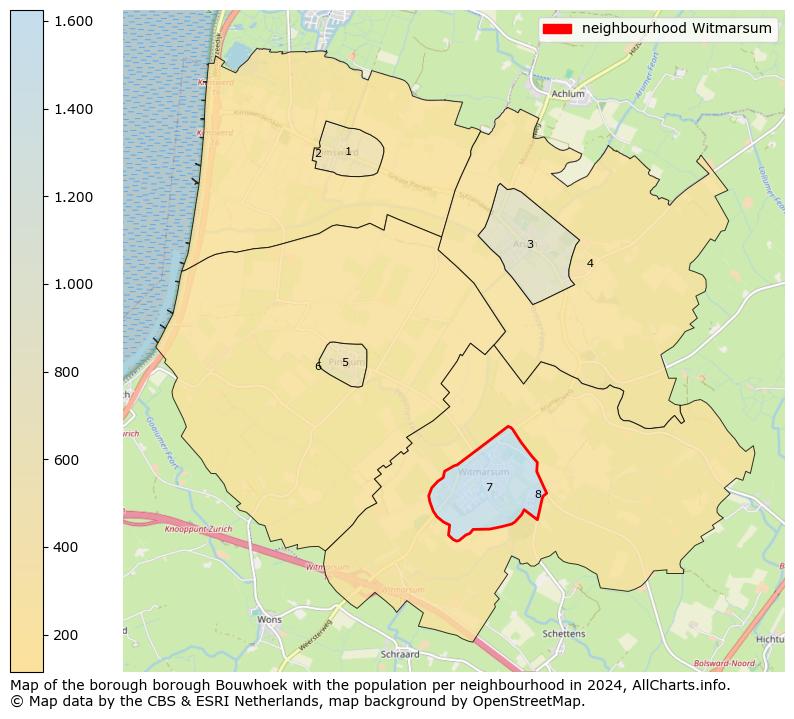 Image of the neighbourhood Witmarsum at the map. This image is used as introduction to this page. This page shows a lot of information about the population in the neighbourhood Witmarsum (such as the distribution by age groups of the residents, the composition of households, whether inhabitants are natives or Dutch with an immigration background, data about the houses (numbers, types, price development, use, type of property, ...) and more (car ownership, energy consumption, ...) based on open data from the Dutch Central Bureau of Statistics and various other sources!