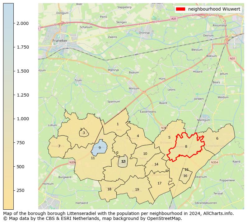 Image of the neighbourhood Wiuwert at the map. This image is used as introduction to this page. This page shows a lot of information about the population in the neighbourhood Wiuwert (such as the distribution by age groups of the residents, the composition of households, whether inhabitants are natives or Dutch with an immigration background, data about the houses (numbers, types, price development, use, type of property, ...) and more (car ownership, energy consumption, ...) based on open data from the Dutch Central Bureau of Statistics and various other sources!