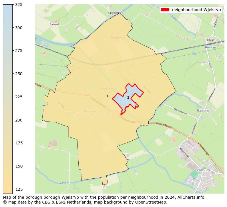 Image of the neighbourhood Wjelsryp at the map. This image is used as introduction to this page. This page shows a lot of information about the population in the neighbourhood Wjelsryp (such as the distribution by age groups of the residents, the composition of households, whether inhabitants are natives or Dutch with an immigration background, data about the houses (numbers, types, price development, use, type of property, ...) and more (car ownership, energy consumption, ...) based on open data from the Dutch Central Bureau of Statistics and various other sources!