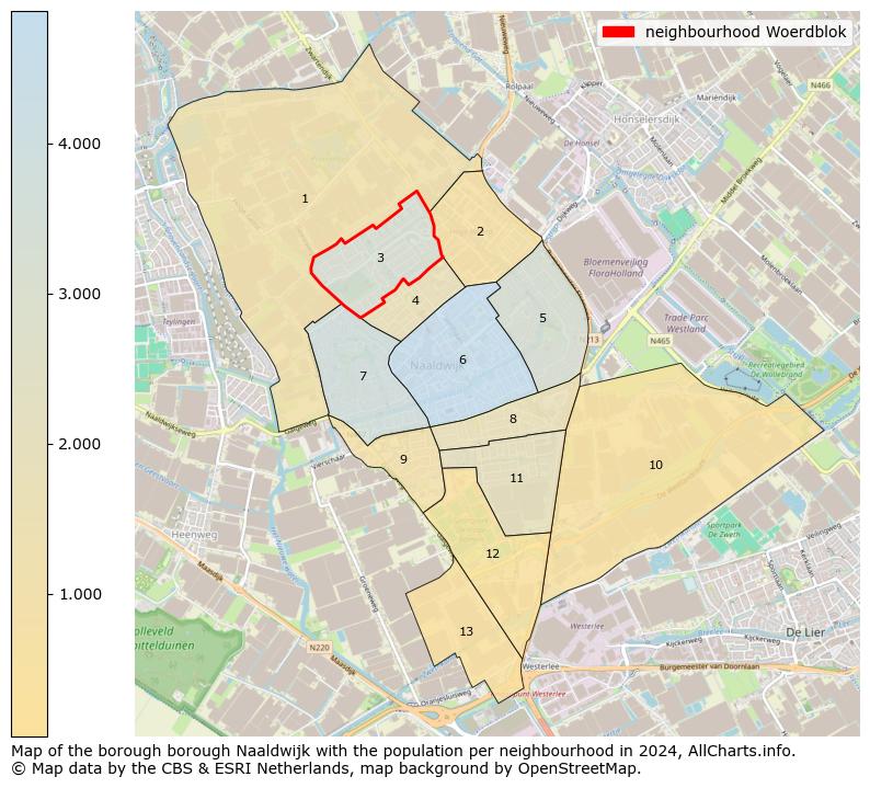 Image of the neighbourhood Woerdblok at the map. This image is used as introduction to this page. This page shows a lot of information about the population in the neighbourhood Woerdblok (such as the distribution by age groups of the residents, the composition of households, whether inhabitants are natives or Dutch with an immigration background, data about the houses (numbers, types, price development, use, type of property, ...) and more (car ownership, energy consumption, ...) based on open data from the Dutch Central Bureau of Statistics and various other sources!