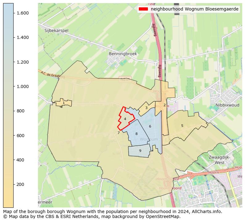 Image of the neighbourhood Wognum Bloesemgaerde at the map. This image is used as introduction to this page. This page shows a lot of information about the population in the neighbourhood Wognum Bloesemgaerde (such as the distribution by age groups of the residents, the composition of households, whether inhabitants are natives or Dutch with an immigration background, data about the houses (numbers, types, price development, use, type of property, ...) and more (car ownership, energy consumption, ...) based on open data from the Dutch Central Bureau of Statistics and various other sources!