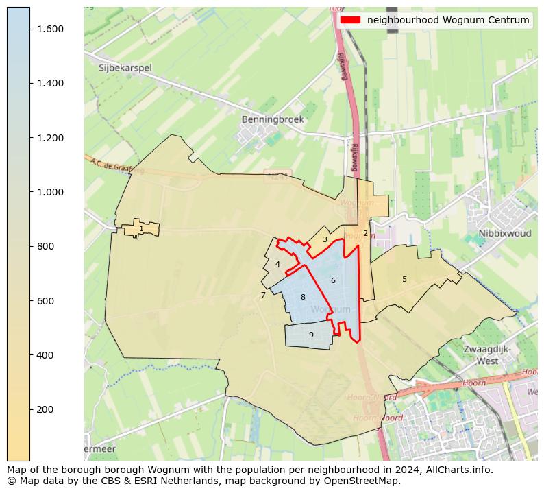 Image of the neighbourhood Wognum Centrum at the map. This image is used as introduction to this page. This page shows a lot of information about the population in the neighbourhood Wognum Centrum (such as the distribution by age groups of the residents, the composition of households, whether inhabitants are natives or Dutch with an immigration background, data about the houses (numbers, types, price development, use, type of property, ...) and more (car ownership, energy consumption, ...) based on open data from the Dutch Central Bureau of Statistics and various other sources!