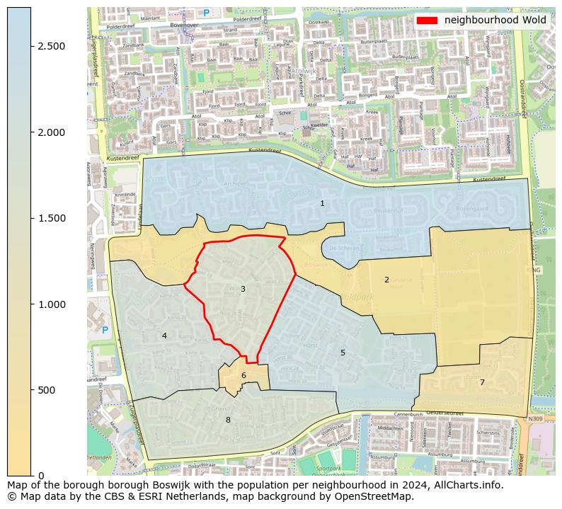 Image of the neighbourhood Wold at the map. This image is used as introduction to this page. This page shows a lot of information about the population in the neighbourhood Wold (such as the distribution by age groups of the residents, the composition of households, whether inhabitants are natives or Dutch with an immigration background, data about the houses (numbers, types, price development, use, type of property, ...) and more (car ownership, energy consumption, ...) based on open data from the Dutch Central Bureau of Statistics and various other sources!