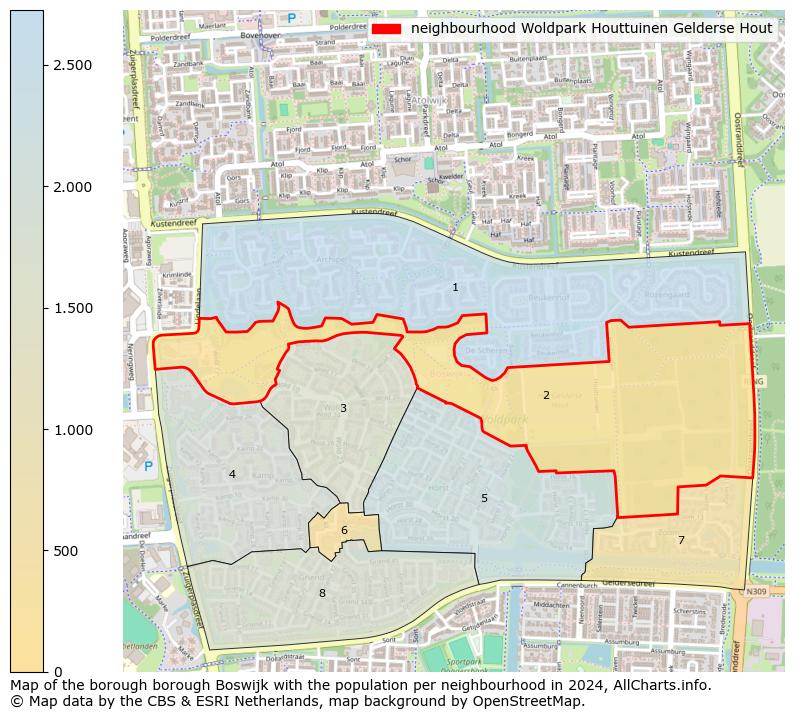 Image of the neighbourhood Woldpark Houttuinen Gelderse Hout at the map. This image is used as introduction to this page. This page shows a lot of information about the population in the neighbourhood Woldpark Houttuinen Gelderse Hout (such as the distribution by age groups of the residents, the composition of households, whether inhabitants are natives or Dutch with an immigration background, data about the houses (numbers, types, price development, use, type of property, ...) and more (car ownership, energy consumption, ...) based on open data from the Dutch Central Bureau of Statistics and various other sources!