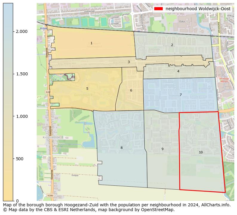 Image of the neighbourhood Woldwijck-Oost at the map. This image is used as introduction to this page. This page shows a lot of information about the population in the neighbourhood Woldwijck-Oost (such as the distribution by age groups of the residents, the composition of households, whether inhabitants are natives or Dutch with an immigration background, data about the houses (numbers, types, price development, use, type of property, ...) and more (car ownership, energy consumption, ...) based on open data from the Dutch Central Bureau of Statistics and various other sources!