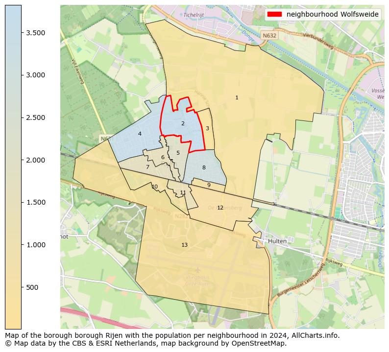 Image of the neighbourhood Wolfsweide at the map. This image is used as introduction to this page. This page shows a lot of information about the population in the neighbourhood Wolfsweide (such as the distribution by age groups of the residents, the composition of households, whether inhabitants are natives or Dutch with an immigration background, data about the houses (numbers, types, price development, use, type of property, ...) and more (car ownership, energy consumption, ...) based on open data from the Dutch Central Bureau of Statistics and various other sources!