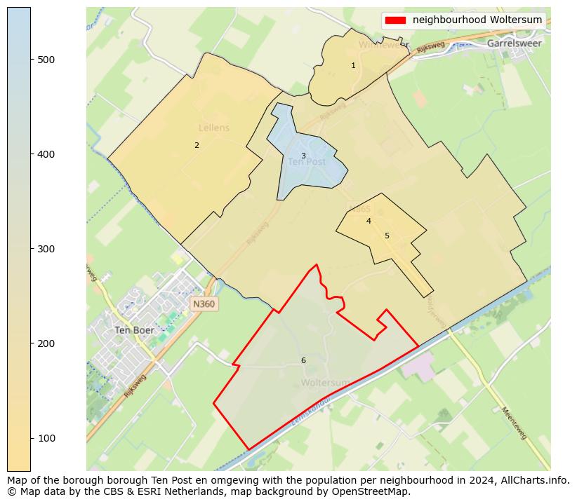 Image of the neighbourhood Woltersum at the map. This image is used as introduction to this page. This page shows a lot of information about the population in the neighbourhood Woltersum (such as the distribution by age groups of the residents, the composition of households, whether inhabitants are natives or Dutch with an immigration background, data about the houses (numbers, types, price development, use, type of property, ...) and more (car ownership, energy consumption, ...) based on open data from the Dutch Central Bureau of Statistics and various other sources!