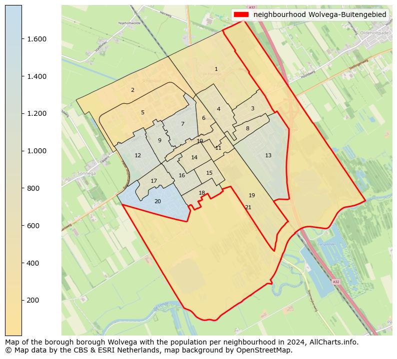 Image of the neighbourhood Wolvega-Buitengebied at the map. This image is used as introduction to this page. This page shows a lot of information about the population in the neighbourhood Wolvega-Buitengebied (such as the distribution by age groups of the residents, the composition of households, whether inhabitants are natives or Dutch with an immigration background, data about the houses (numbers, types, price development, use, type of property, ...) and more (car ownership, energy consumption, ...) based on open data from the Dutch Central Bureau of Statistics and various other sources!