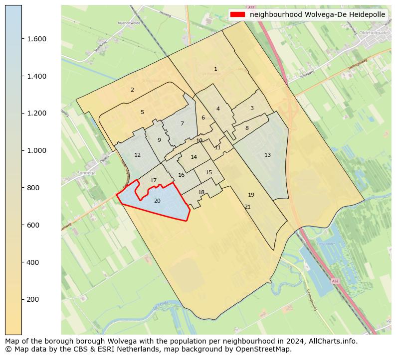 Image of the neighbourhood Wolvega-De Heidepolle at the map. This image is used as introduction to this page. This page shows a lot of information about the population in the neighbourhood Wolvega-De Heidepolle (such as the distribution by age groups of the residents, the composition of households, whether inhabitants are natives or Dutch with an immigration background, data about the houses (numbers, types, price development, use, type of property, ...) and more (car ownership, energy consumption, ...) based on open data from the Dutch Central Bureau of Statistics and various other sources!