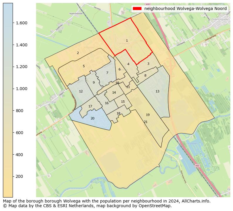 Image of the neighbourhood Wolvega-Wolvega Noord at the map. This image is used as introduction to this page. This page shows a lot of information about the population in the neighbourhood Wolvega-Wolvega Noord (such as the distribution by age groups of the residents, the composition of households, whether inhabitants are natives or Dutch with an immigration background, data about the houses (numbers, types, price development, use, type of property, ...) and more (car ownership, energy consumption, ...) based on open data from the Dutch Central Bureau of Statistics and various other sources!